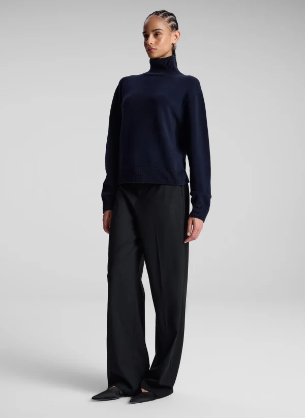 Women A.L.C. Tops | Sweaters>Teddy Cashmere Turtleneck Sweater