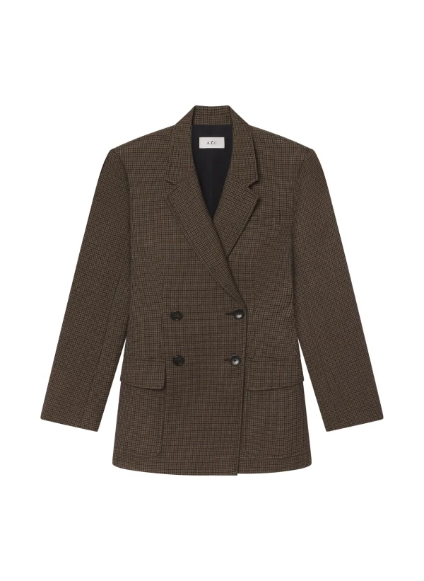 Women A.L.C. Jackets & Coats>Tess Mini Houndstooth Jacket