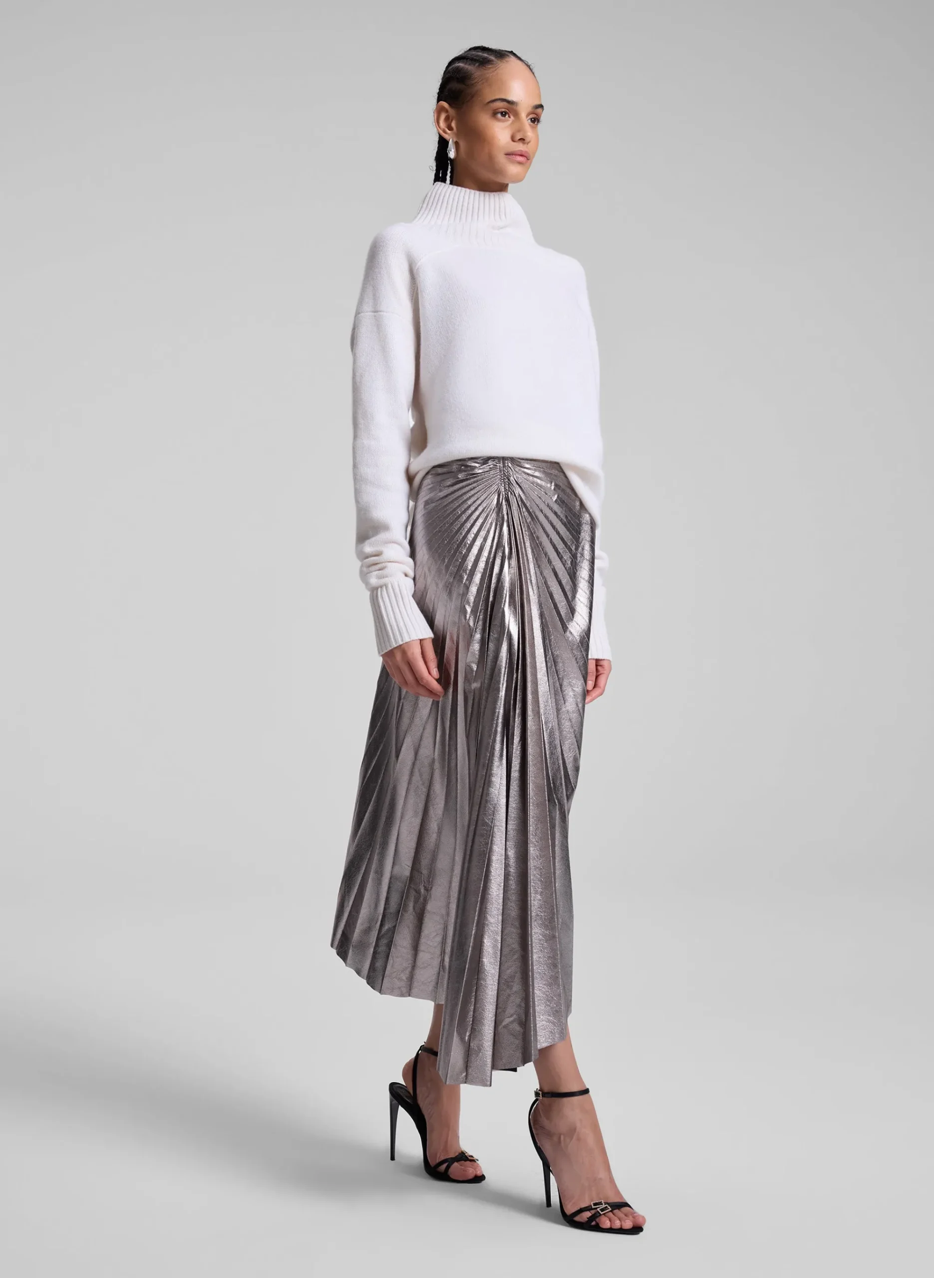 tracy_metallic_vegan_leat_2.webp Women A.L.C. Bottoms | Skirts>Tracy Metallic Vegan Leather Skirt