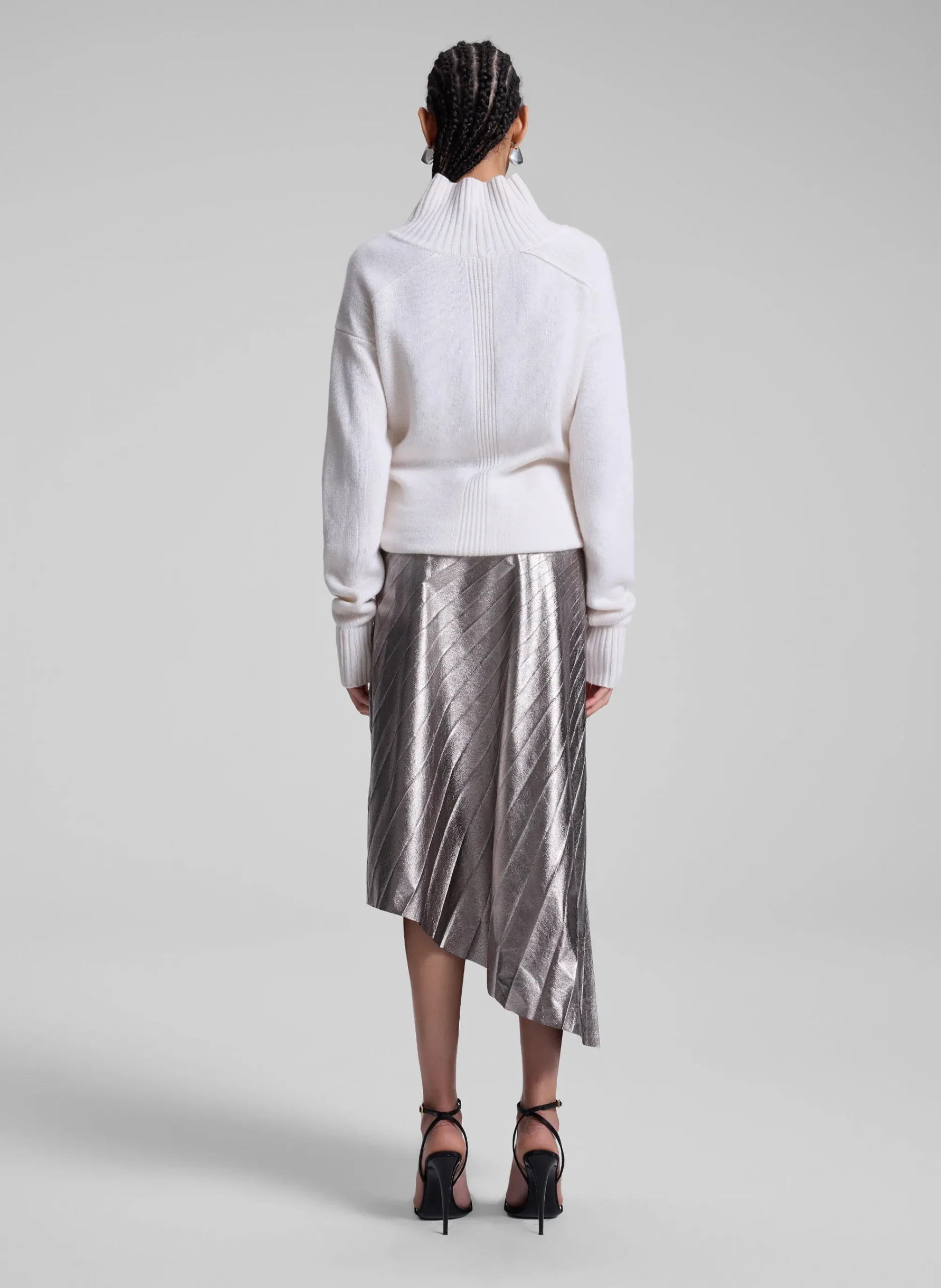 tracy_metallic_vegan_leat_4.webp Women A.L.C. Bottoms | Skirts>Tracy Metallic Vegan Leather Skirt