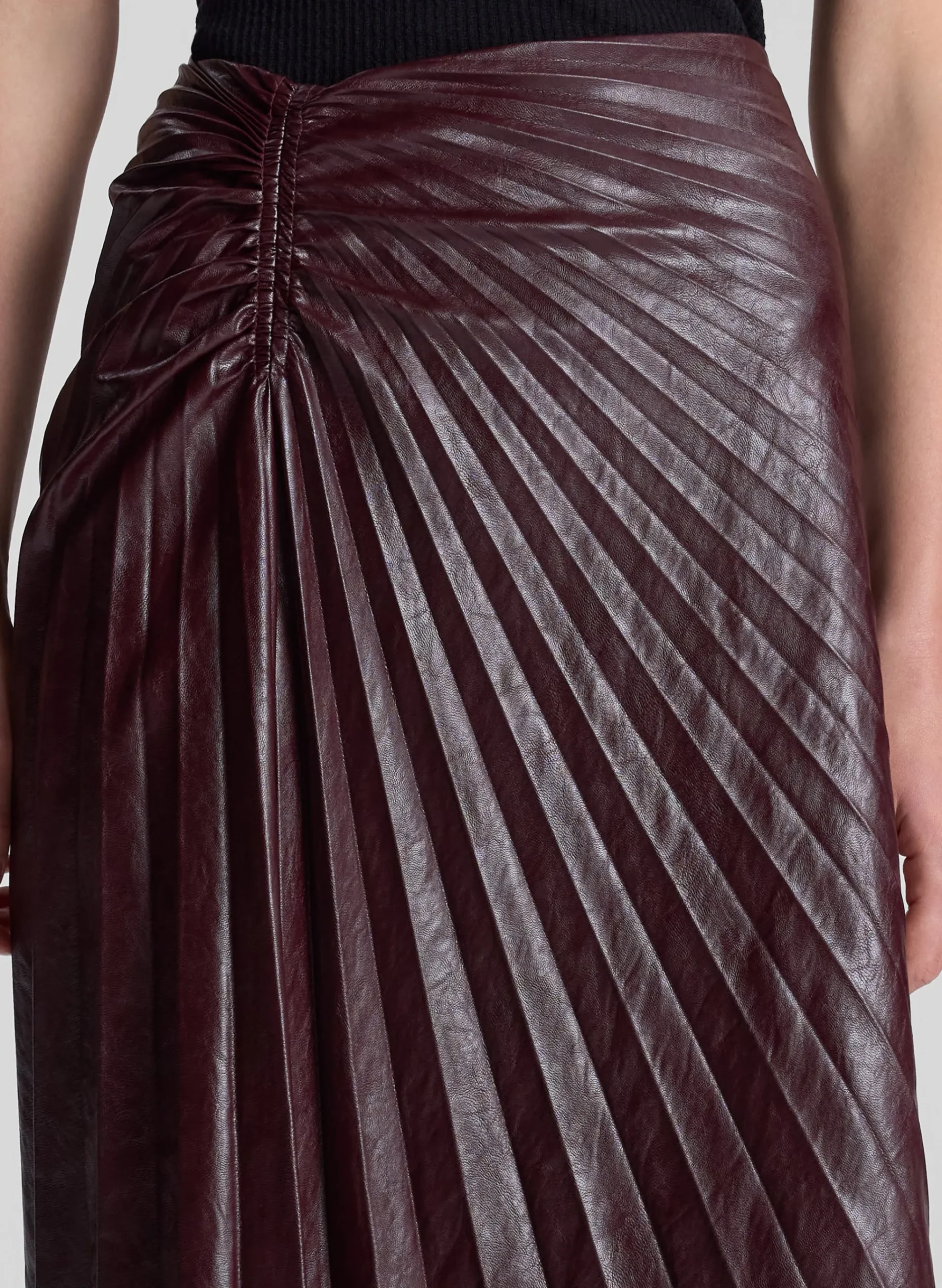 tracy_textured_vegan_leat_1.webp Women A.L.C. Bottoms | Skirts>Tracy Textured Vegan Leather Skirt