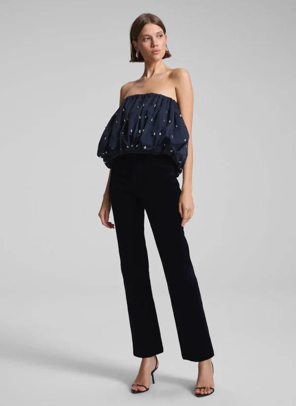 Women A.L.C. Bottoms>Willie Velvet Pant