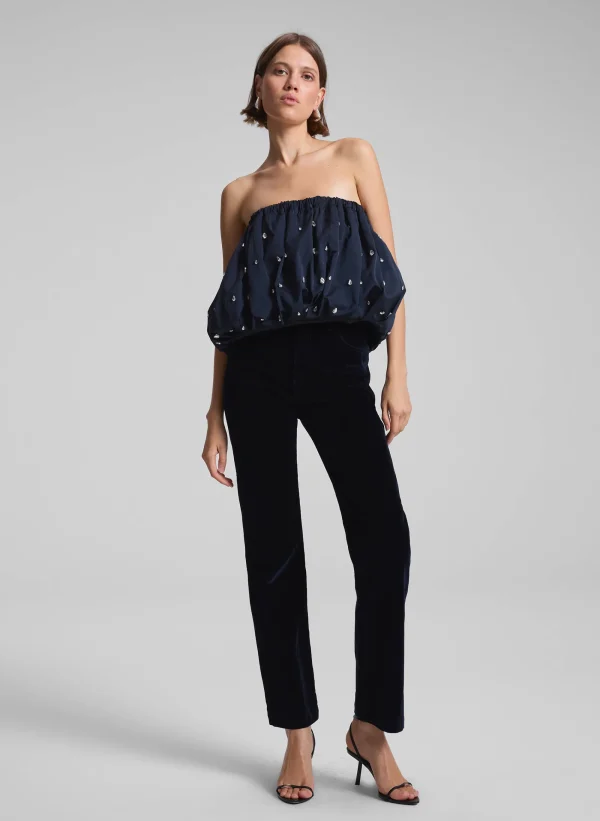 Women A.L.C. Bottoms>Willie Velvet Pant