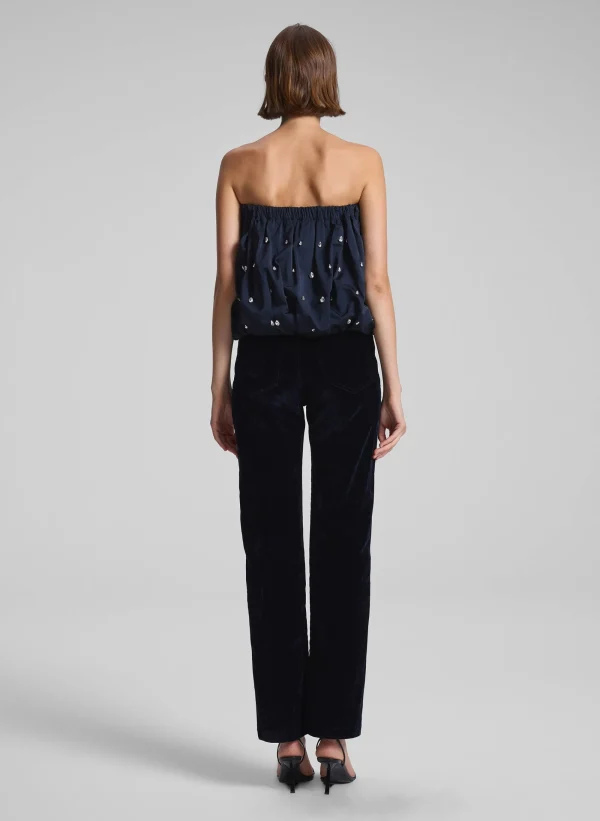 Women A.L.C. Bottoms>Willie Velvet Pant