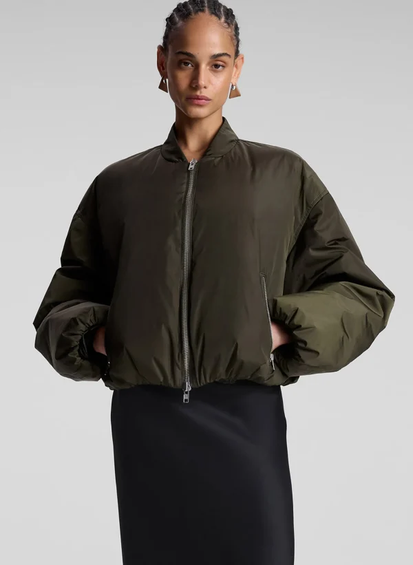 Women A.L.C. Jackets & Coats>Zane Nylon Bomber Jacket